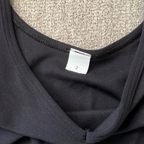 NWOT Lululemon align size 2 short sleeve top in black ￼ - Picture 7 of 8
